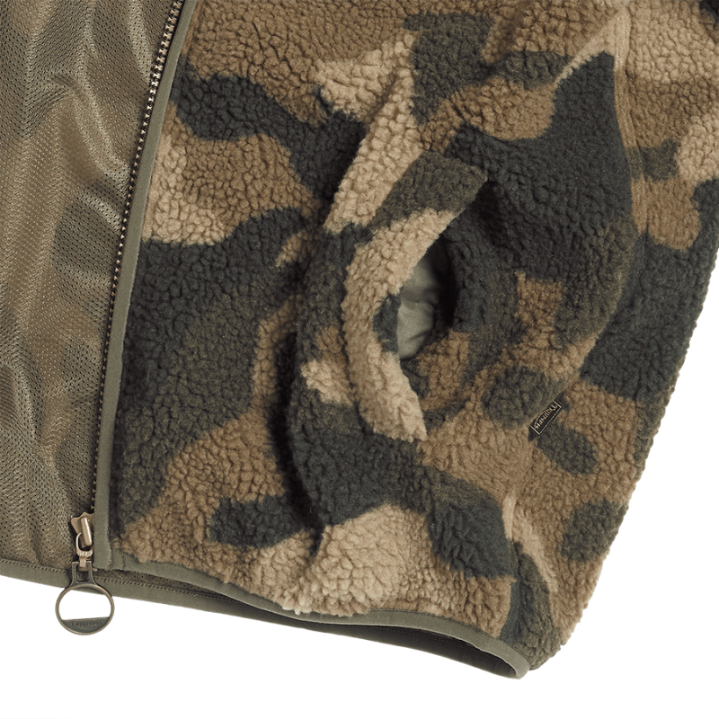 Mens camo outlet fleece jacket